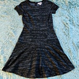 LOFT Outlet- Black A-Line Dress - Size 00P